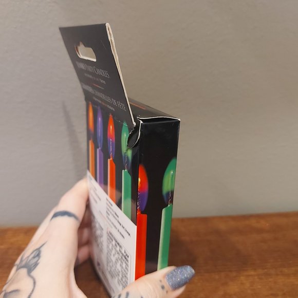 🙊 3/$10 🙊 Jumbo Party Candles with Coloured Flames by Rainbow Moments - Picture 3 of 4